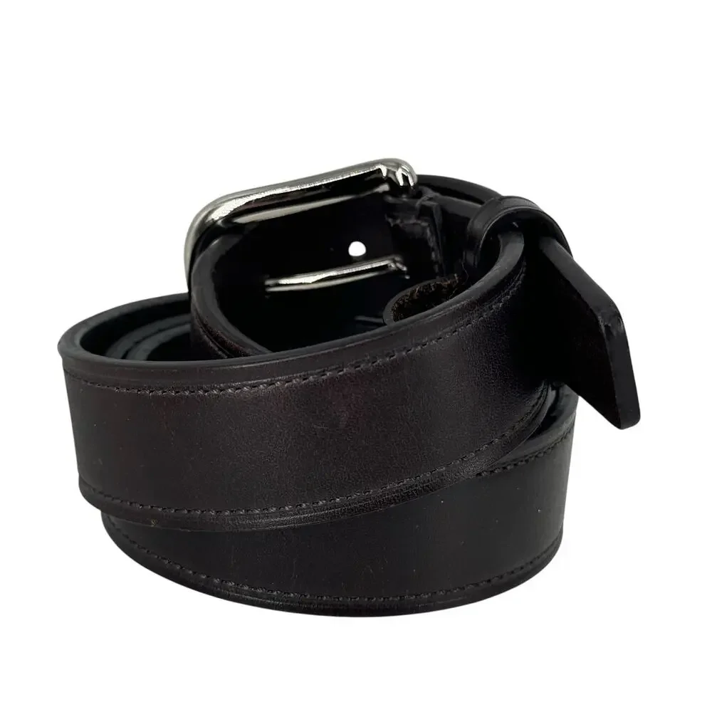 Coach Leather Dress Brown Buckle Belt Men's SZ 38